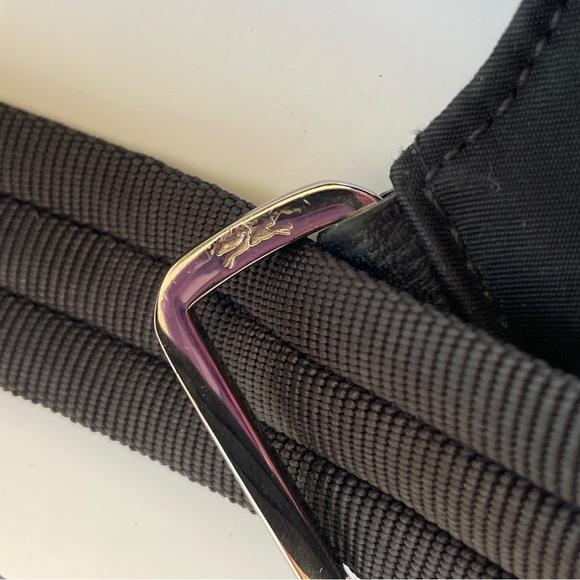 Longchamp Le Pliage Neo Flat Black Nylon Crossbody Bag Shoulder Purse - Picture 8 of 11